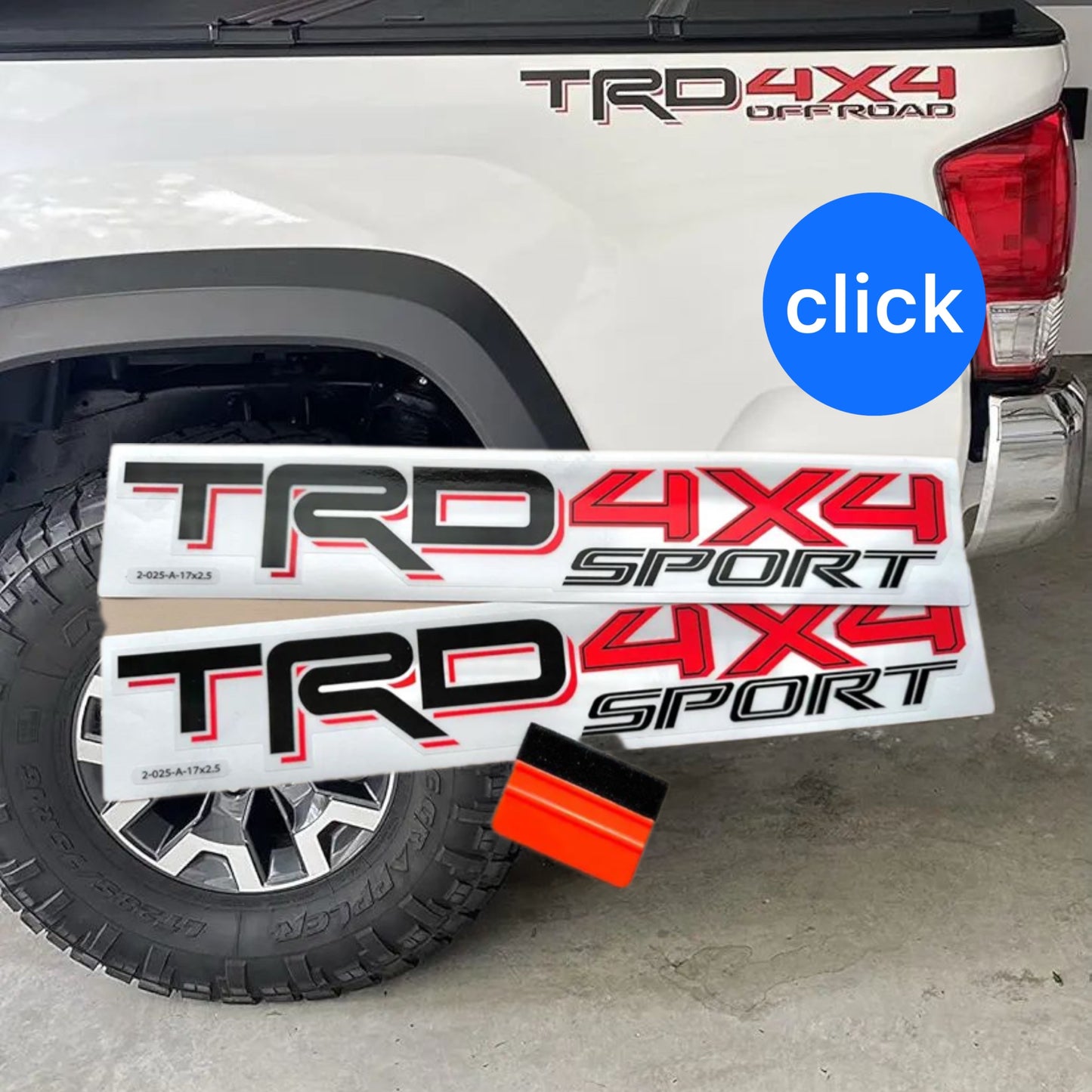 CALCOMANÍA 4X4 PROFESIONAL JUEGO DE 2