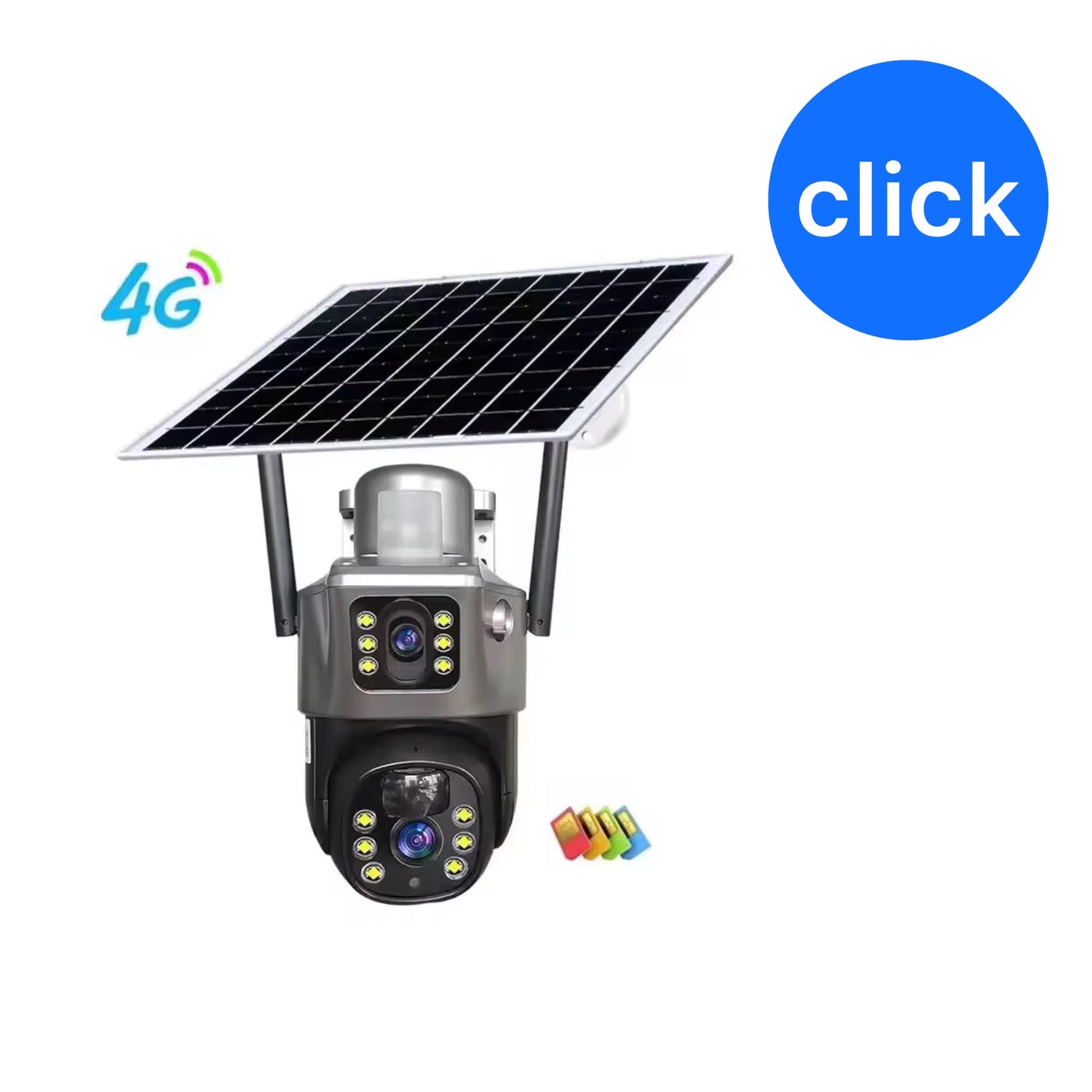 CÁMARA SOLAR 4G PARA CHIP TIGO HD