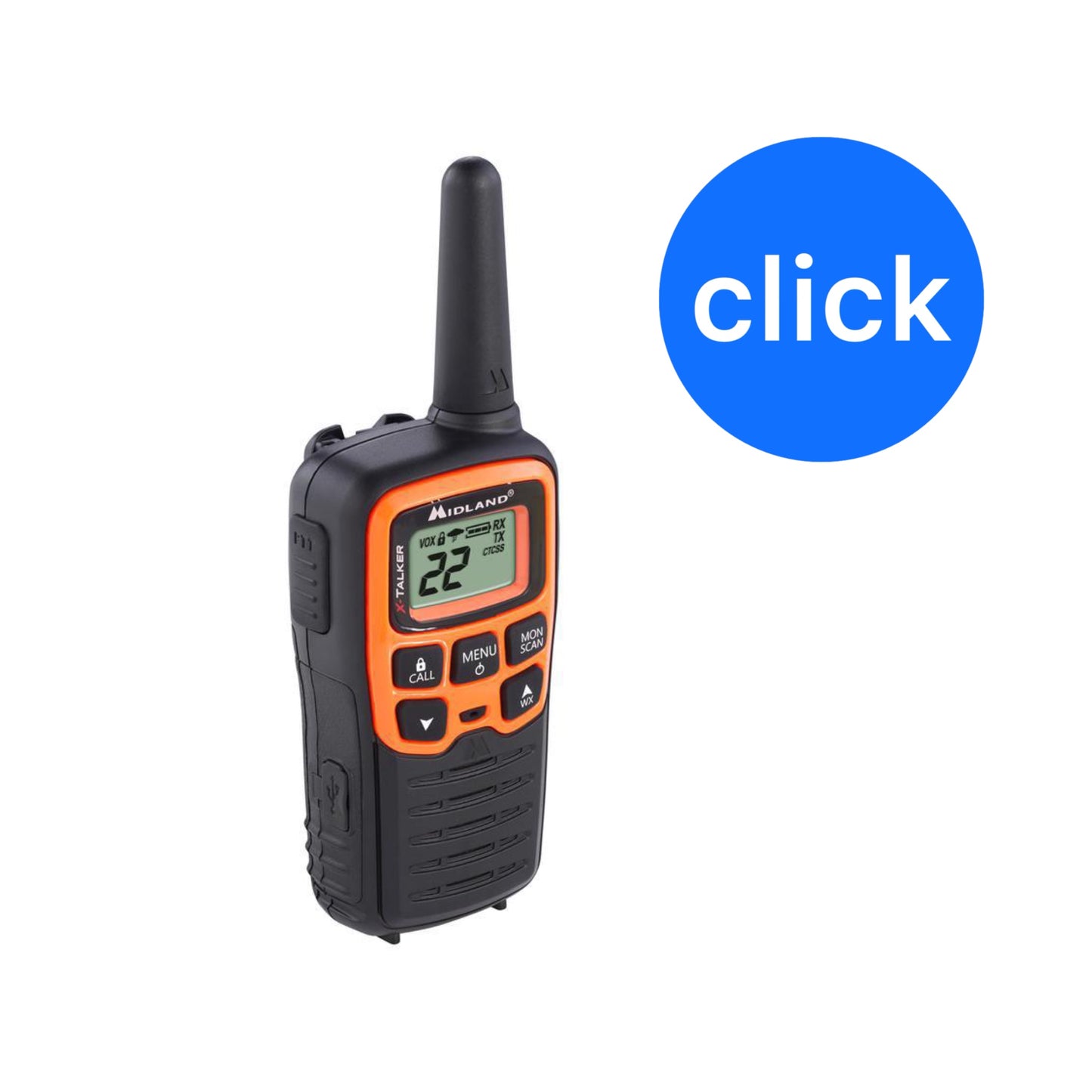 JUEGO RADIOS DE COMUNICACIÓN ALTA CALIDAD MIDLAND PACK 2 PIEZAS