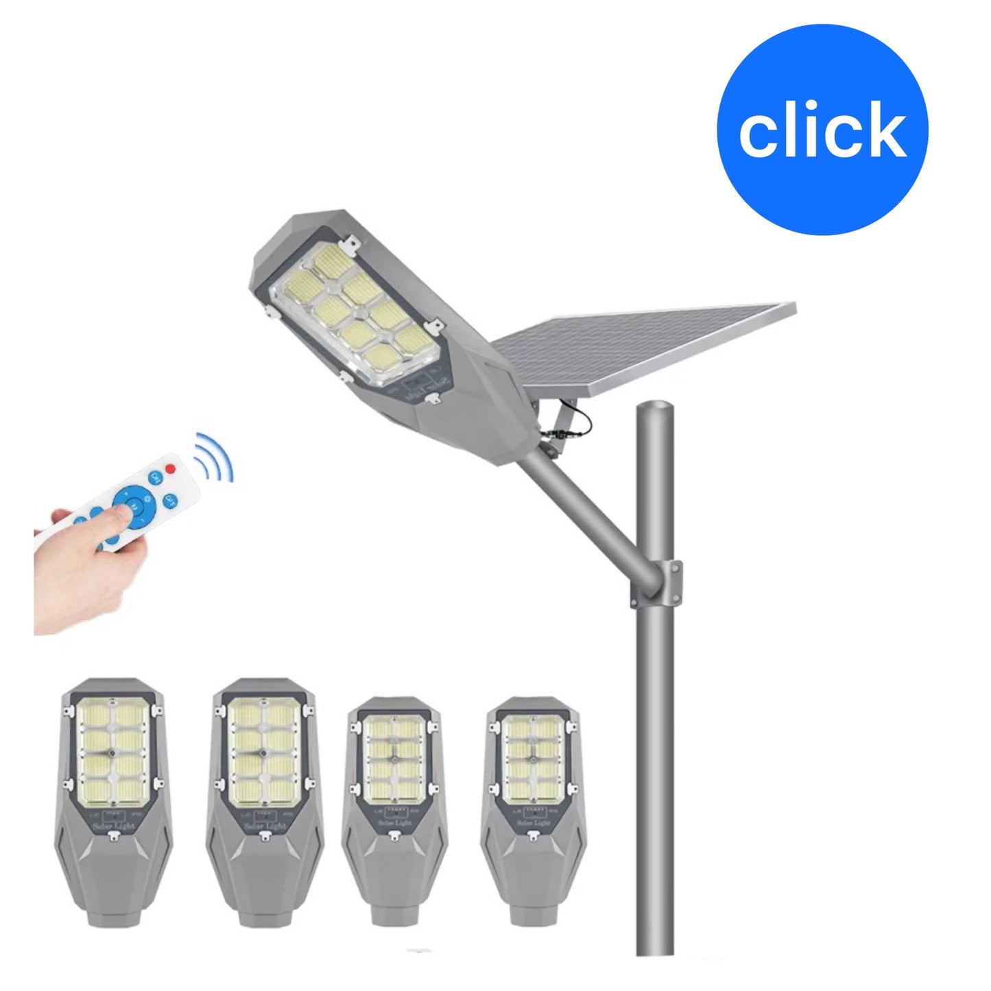 FAROLA SOLAR 3600 WATTS CON PANEL MÓVIL