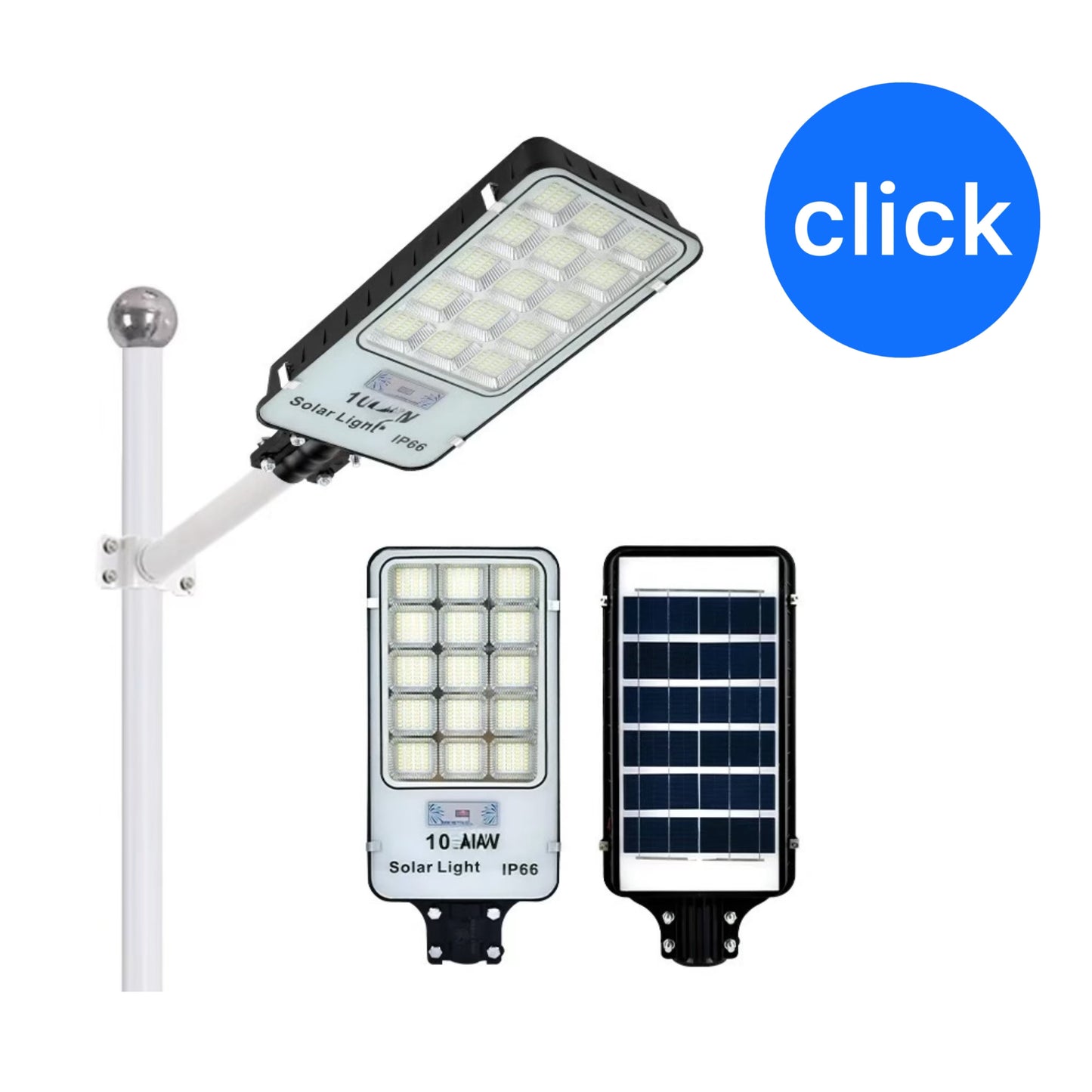 FAROLA SOLAR 1500 WATTS CON PANEL SOLAR