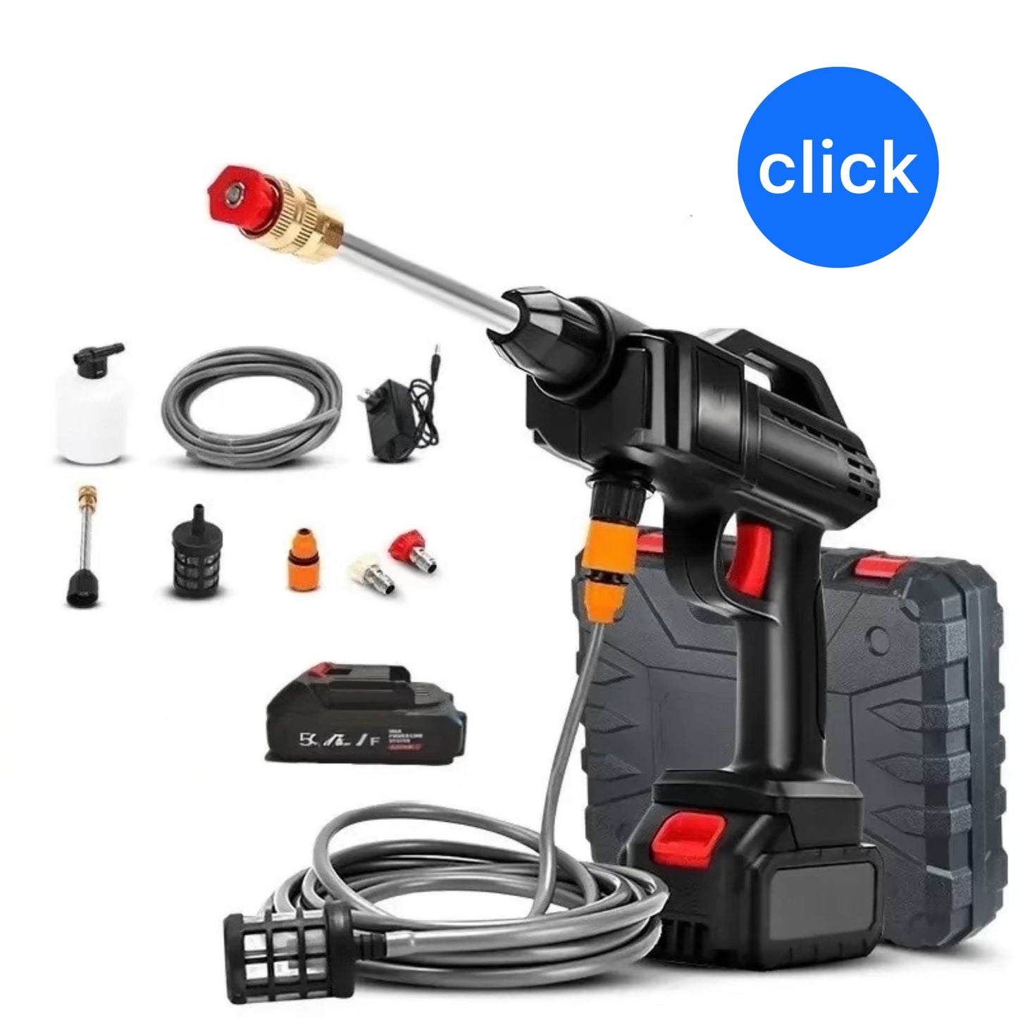 HIDROLAVADORA RECARGABLE TIPO PISTOLA