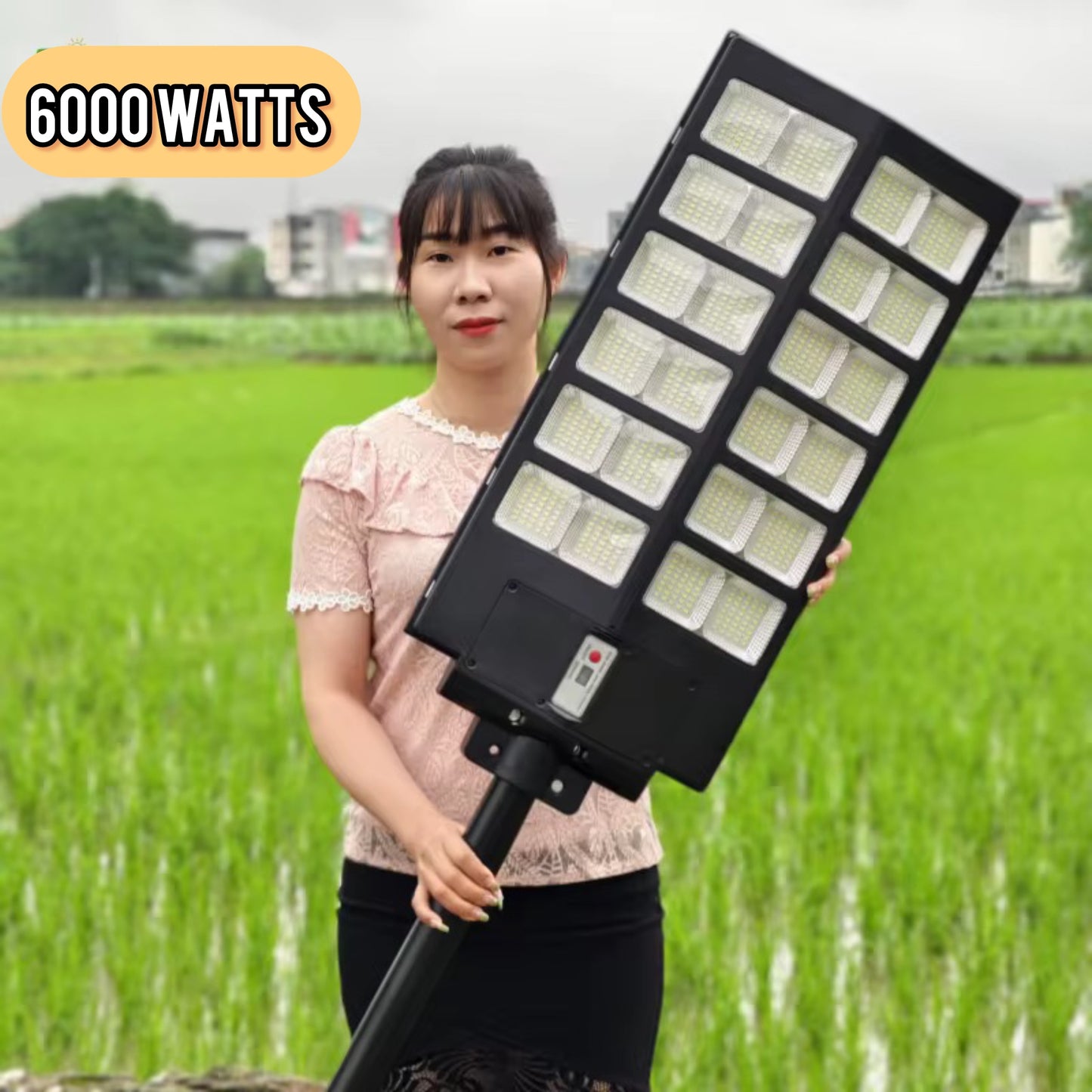 FAROLA SOLAR 6000 WATTS CON TUBO