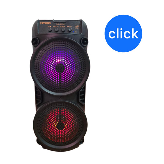 PARLANTE RECARGABLE DE DOS BOCINAS