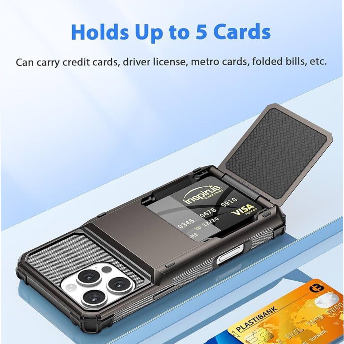 COBERTOR CON TARJETERO IPHONE 16 PRO MAX