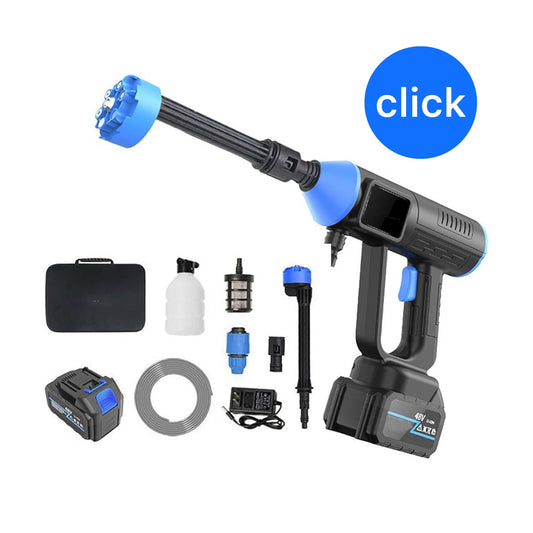 HIDROLAVADORA RECARGABLE 1200 PSI 2 BATERÍAS ALTA CALIDAD