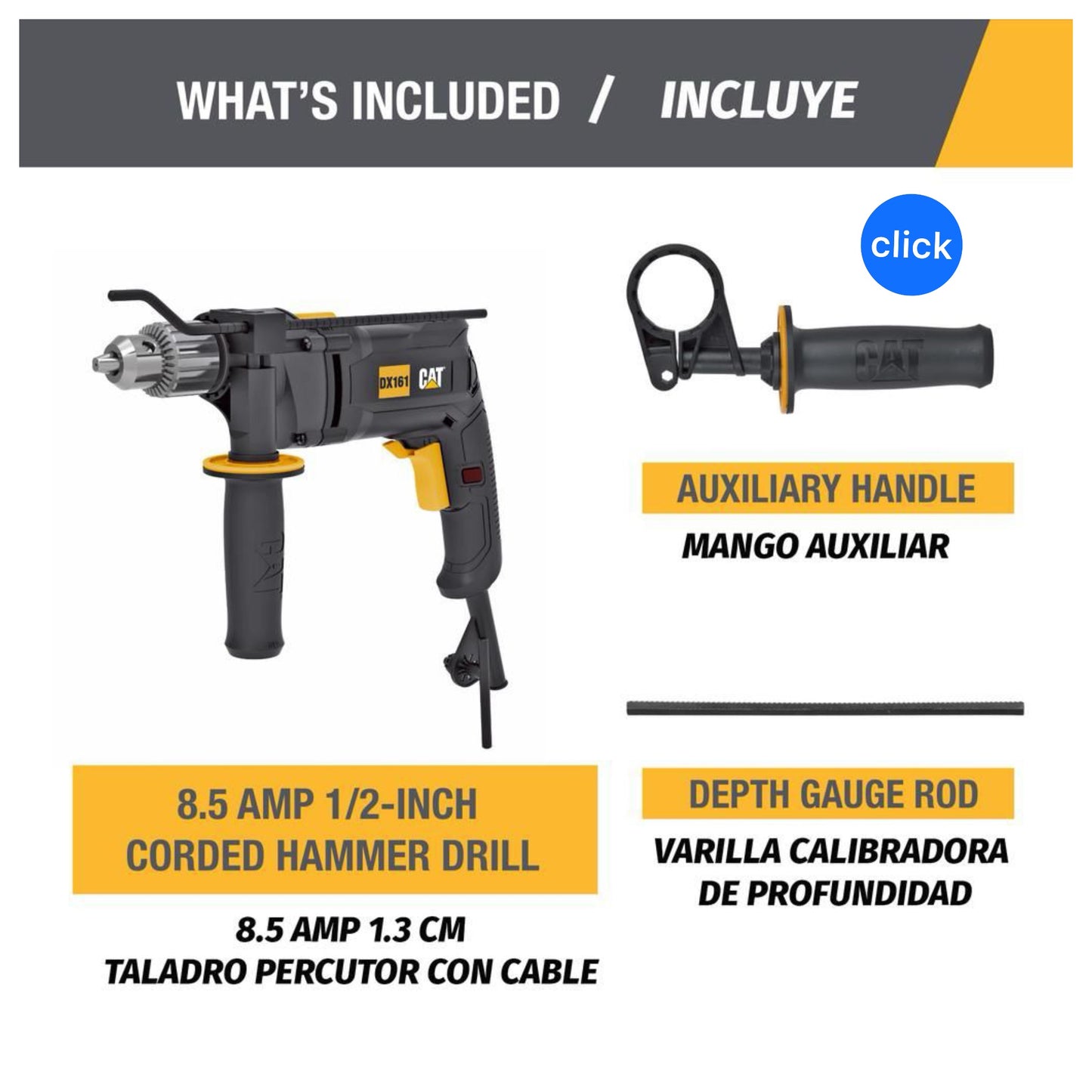 TALADRO ELÉCTRICO CAT