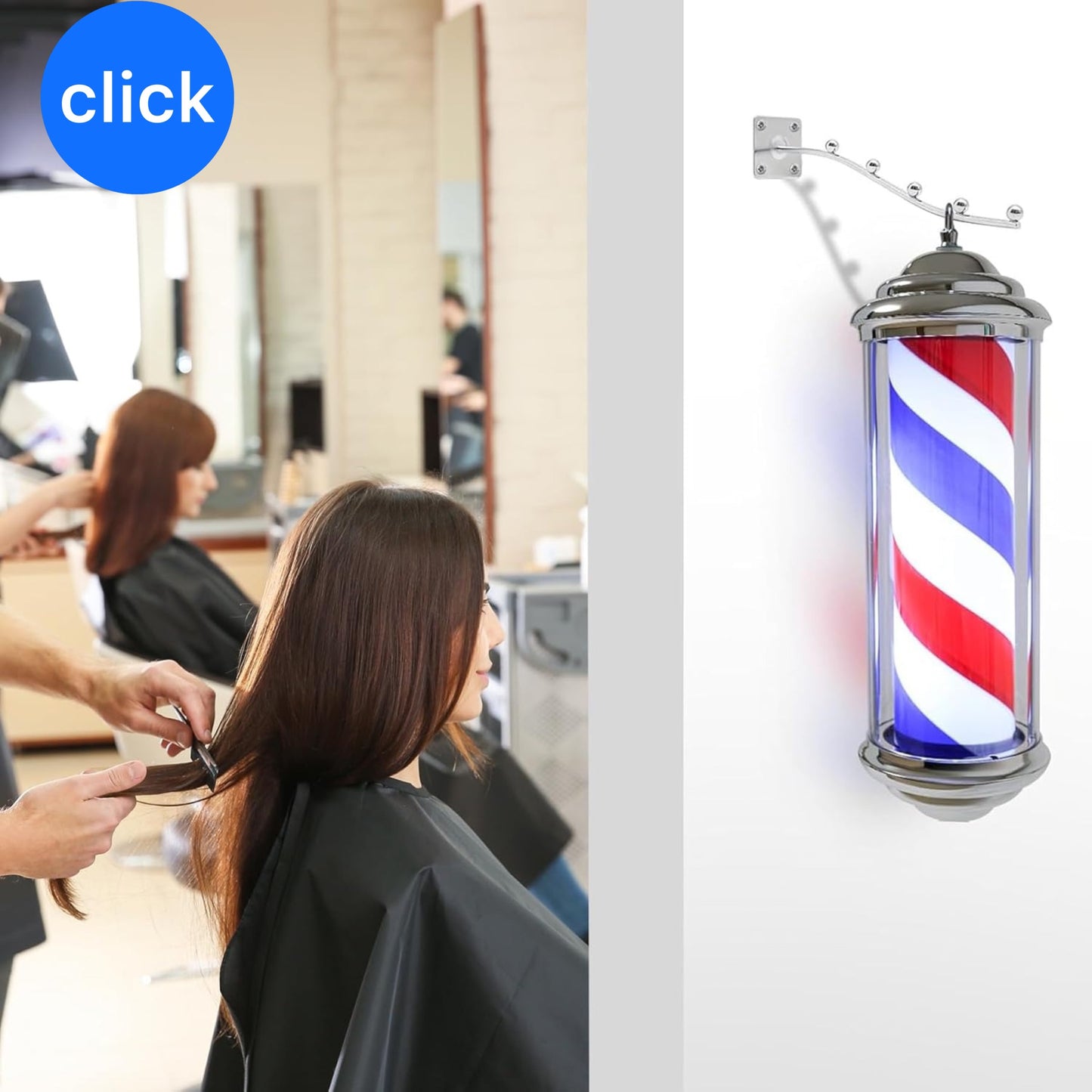 POSTE O LUZ DE BARBERÍA 15 PULGADAS