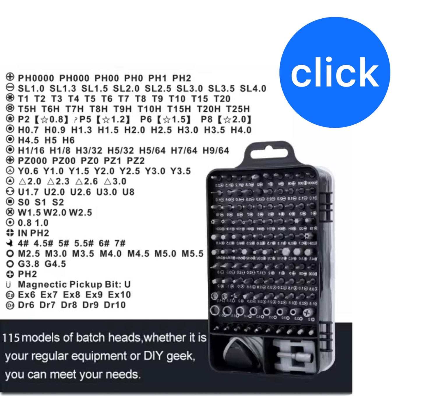 SET DE HERRAMIENTAS PARA TÉCNICO EN ELECTRÓNICO RELOJERÍA Y CELULAR