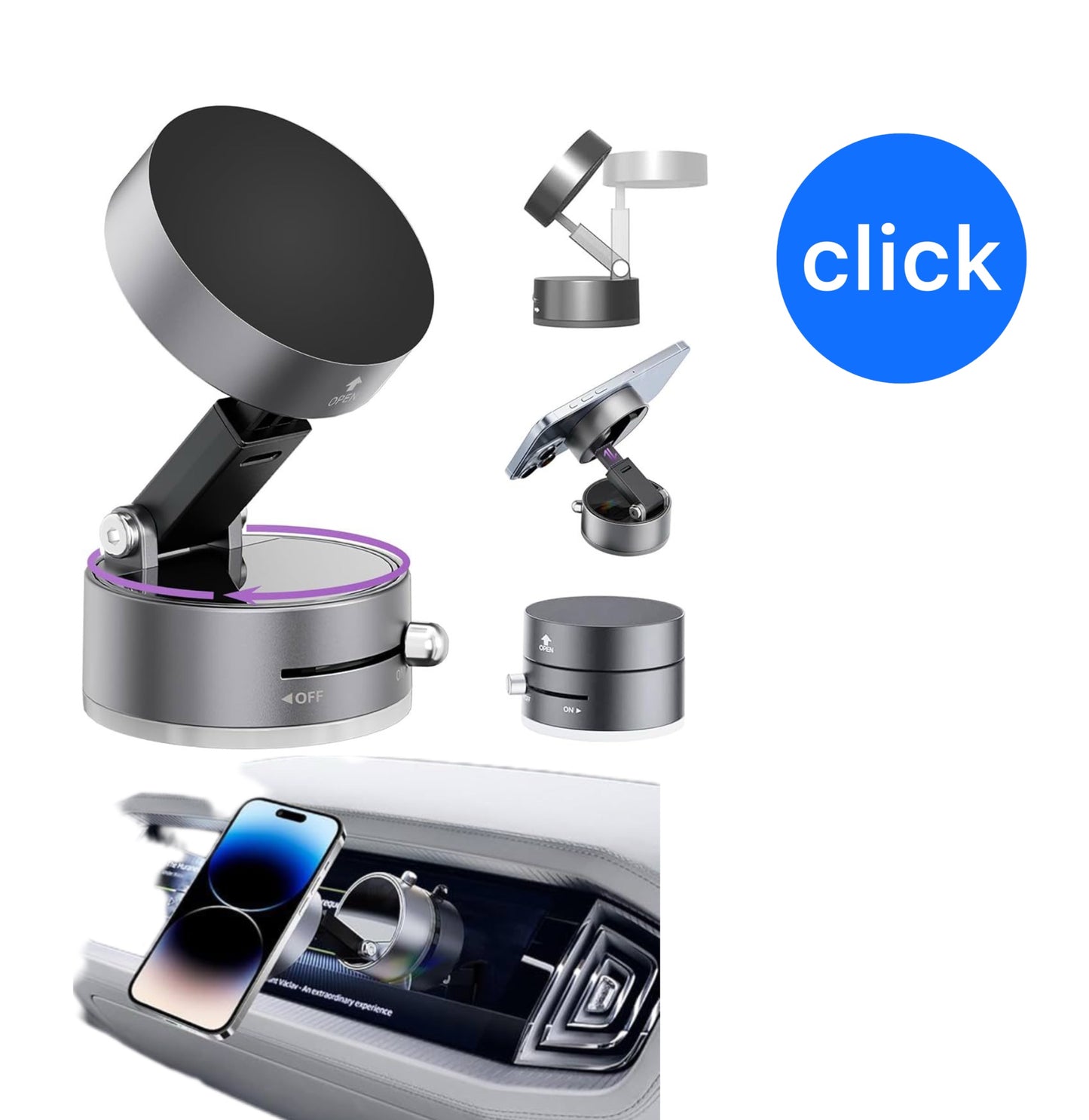 SOPORTE MAGNÉTICO UNIVERSAL 360GRADOSN