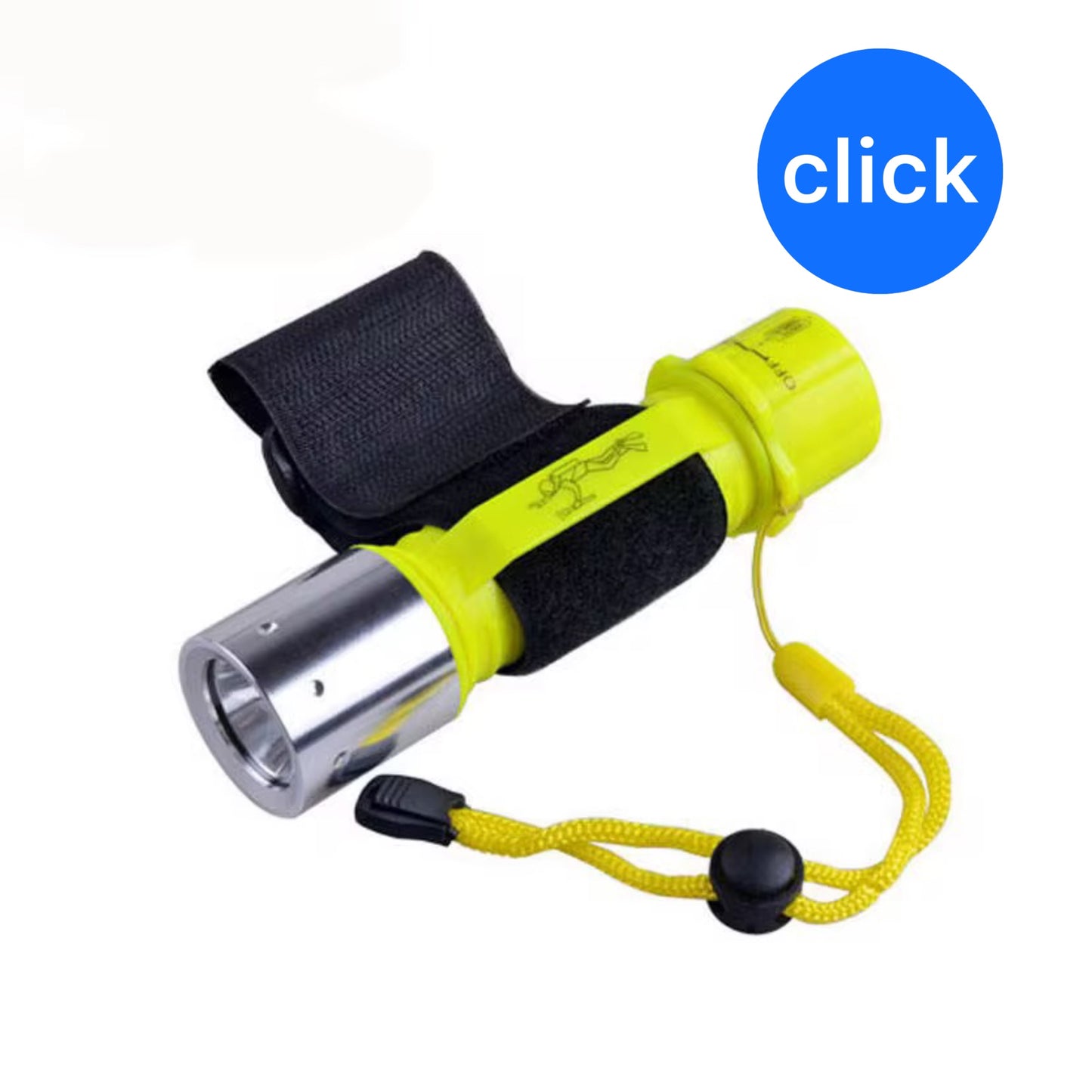 FOCO LINTERNA DE BUCEO CON SUJETADOR PAQUETE DE 2