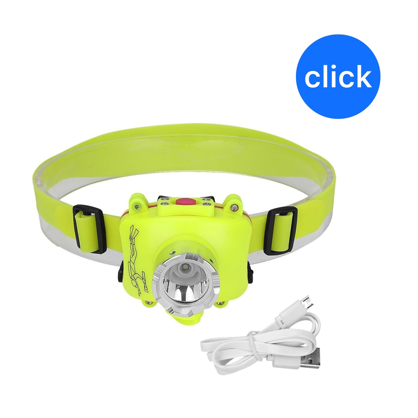 LINTERNA DE CABEZA MULTI USO BUCEO Y MINERÍA