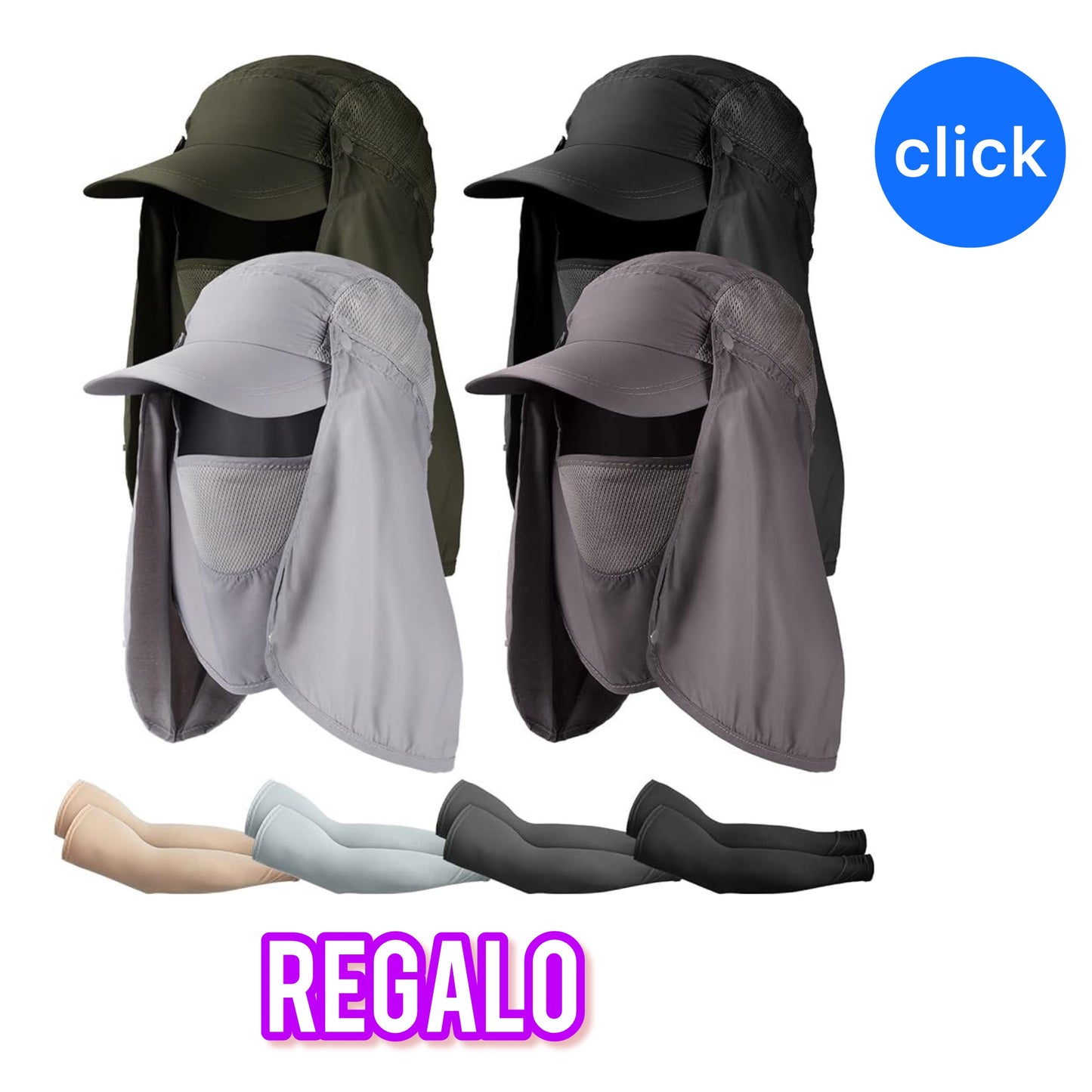 GORRA TÁCTICA CON PROTECCIÓN TOTAL REGALO POR COMPRA