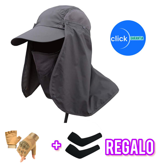 GORRA TÁCTICA CON PROTECCIÓN TOTAL REGALO POR COMPRA