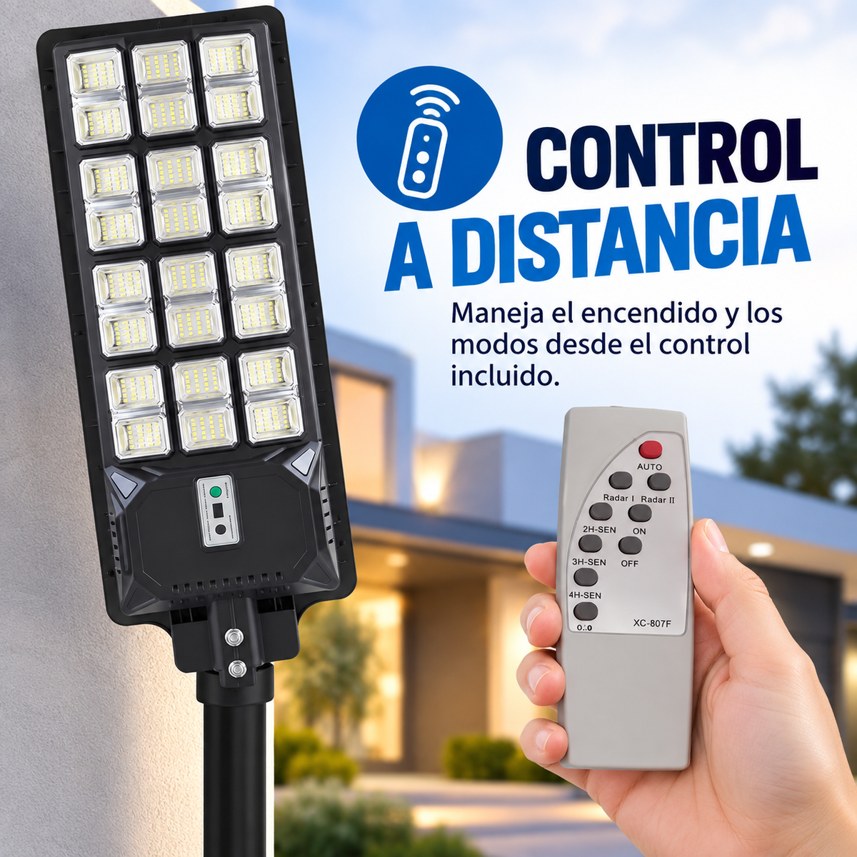 LAMPARA SOLAR O FAROL SOLAR 3000 WATTS