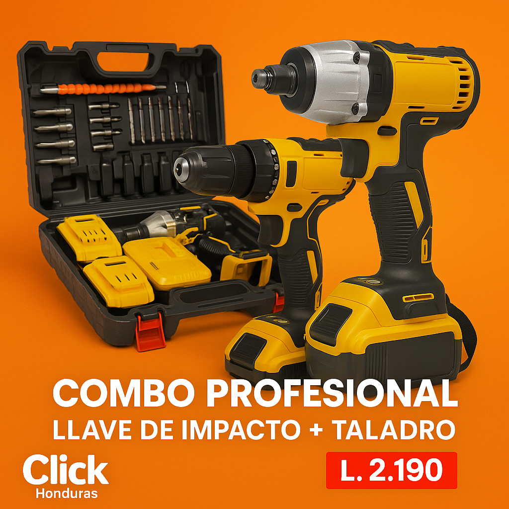 COMBO TALADRO Y LLAVE DE IMPACTO