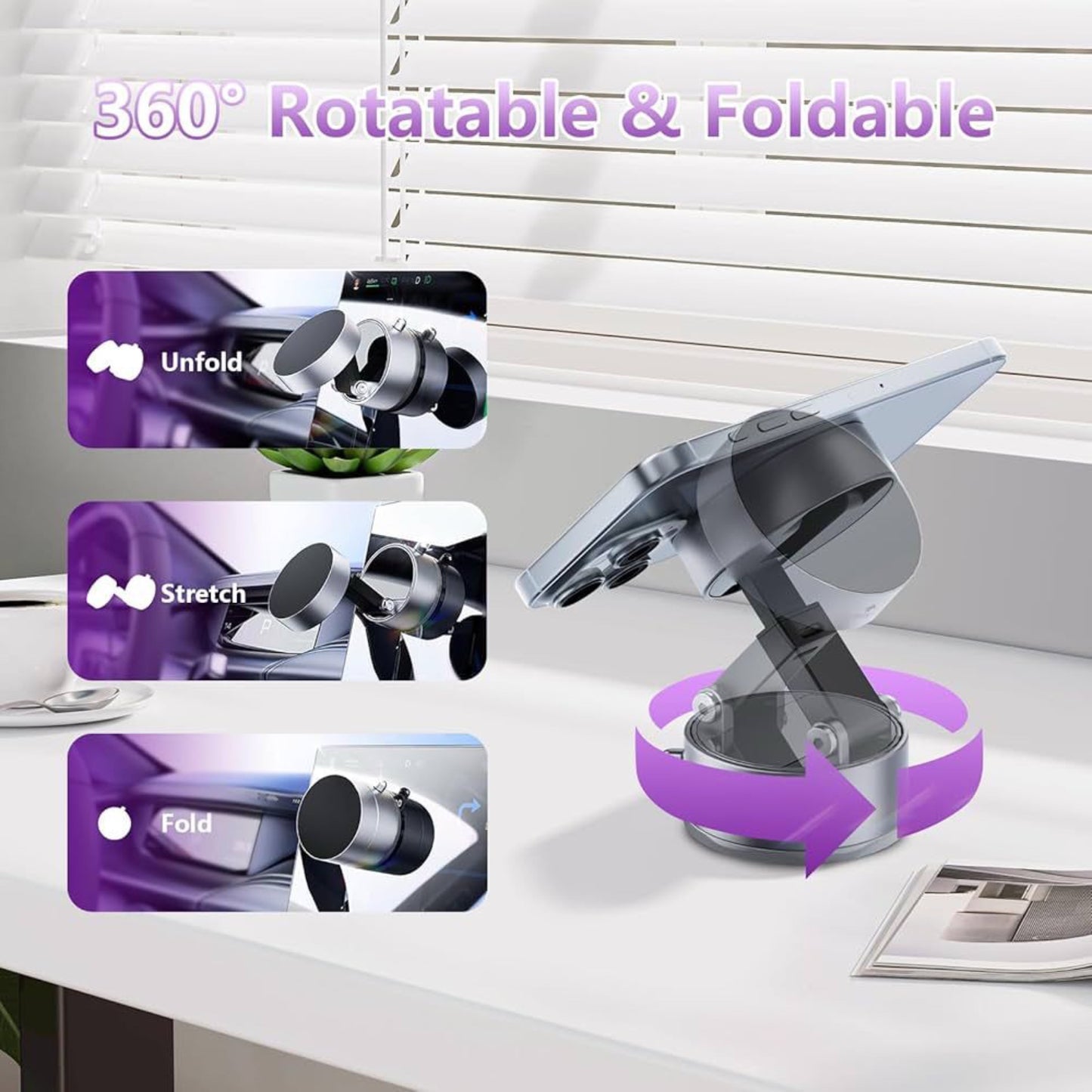 SOPORTE MAGNÉTICO UNIVERSAL 360GRADOSN