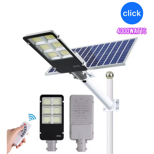 FAROLA SOLAR 4000 WATTS PANEL SEPARADO