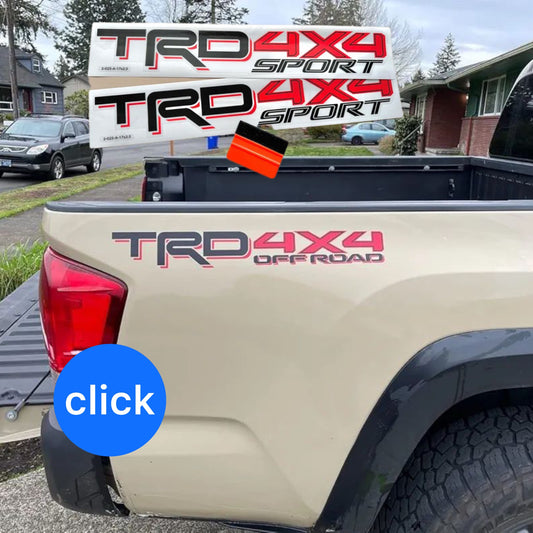 CALCOMANÍA 4X4 PROFESIONAL JUEGO DE 2