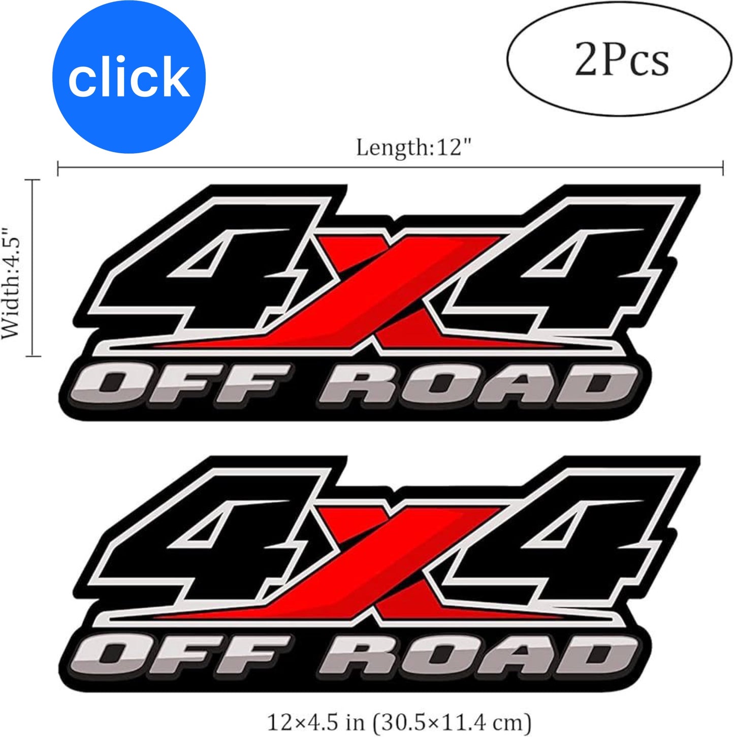 CALCOMANÍA 4x4 OFF ROAD