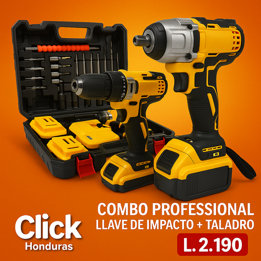 COMBO TALADRO Y LLAVE DE IMPACTO