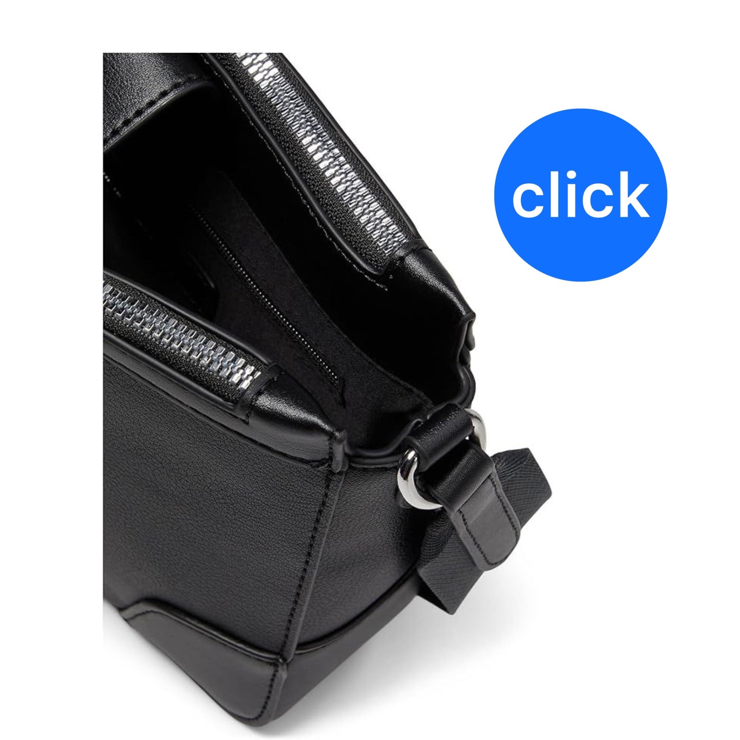 BOLSO NINE WEST BANDOLERA CON DOBLE CREMALLERA