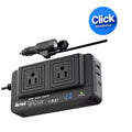 INVERSOR DE CORRIENTE 200  WATTS DOBLE FUNCIÓN