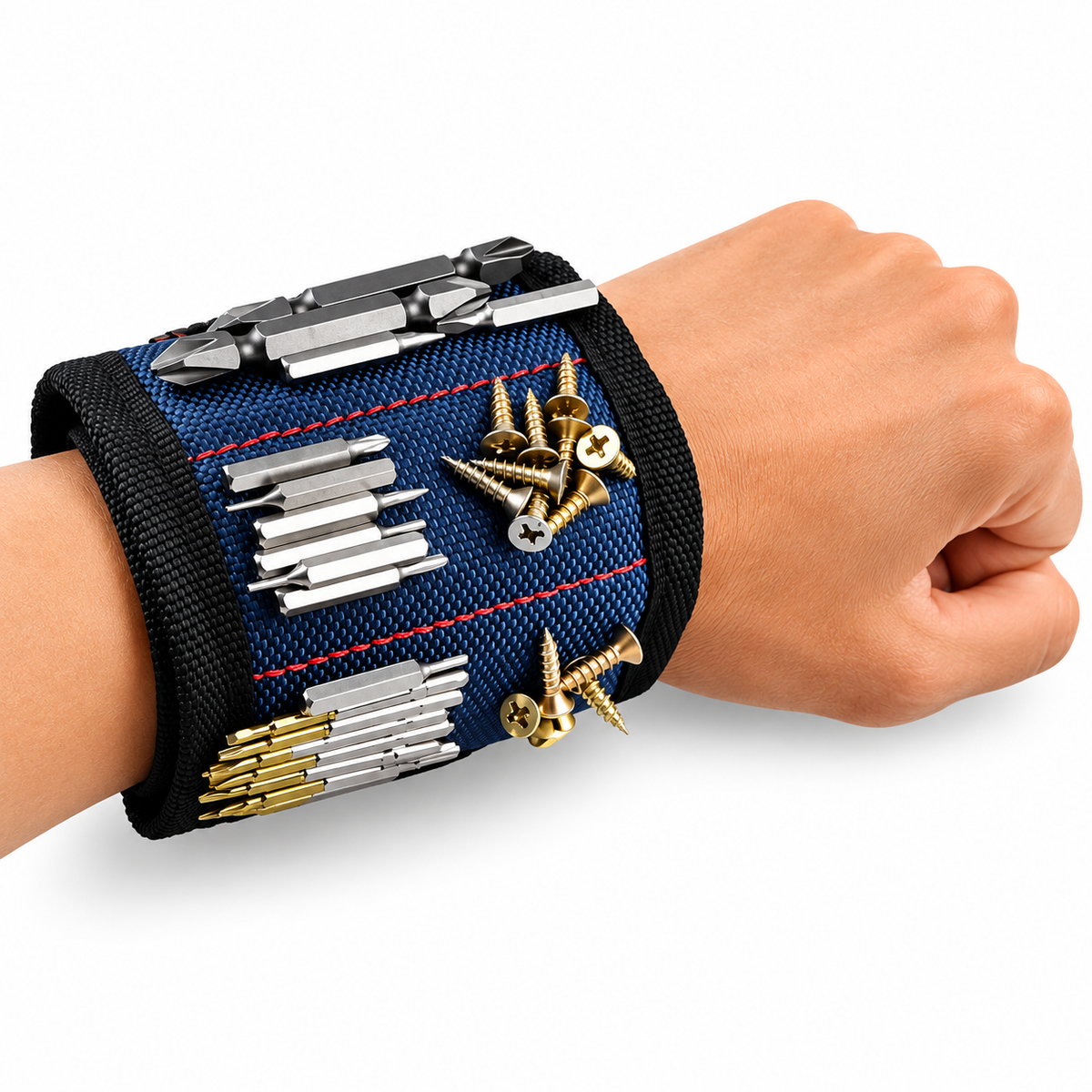 PULSERA MAGNÉTICA PARA HERRAMIENTAS | LLEVA TORNILLOS Y PUNTAS SIEMPRE A LA MANO