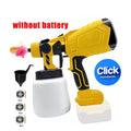 PISTOLA DE PINTAR RECARGABLE DOS BATERIAS CON SISTEMA DE PULVERIZADO